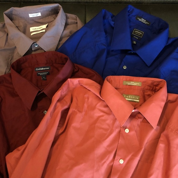 *bundle* four dress shirts. - Picture 1 of 5
